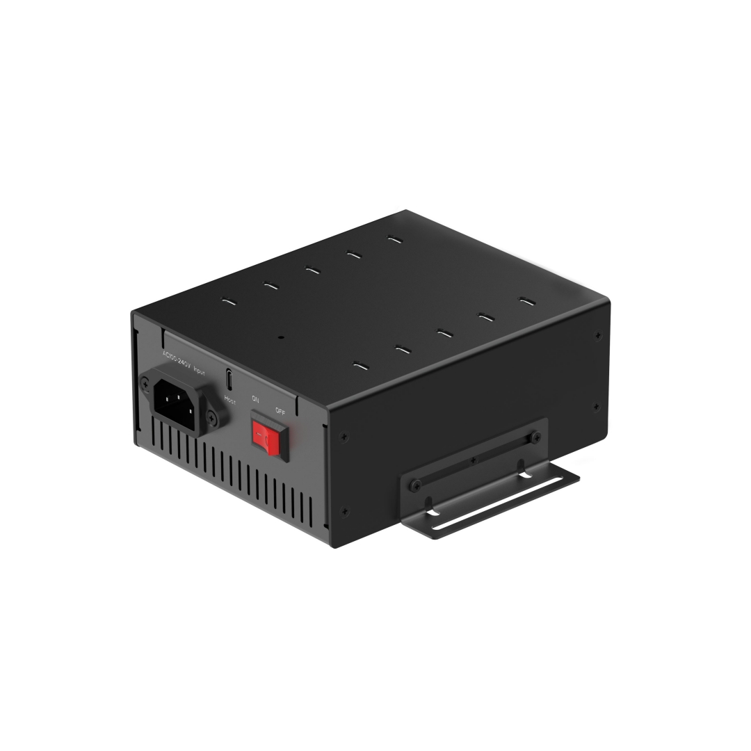 USB-C Metal Charging & Data Hub — 10-Port, 15W per Port, 150W Total