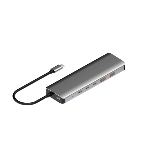 USB-C 7-Port Hub 10Gbps + PD 100W