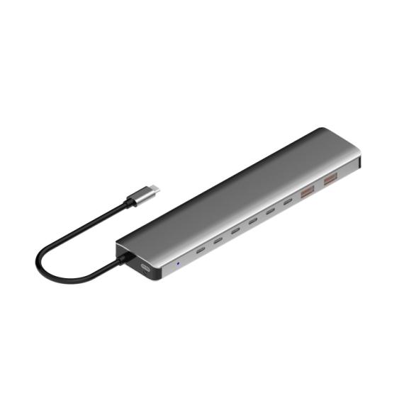 USB-C 10-Port Hub 10Gbps + PD 100W